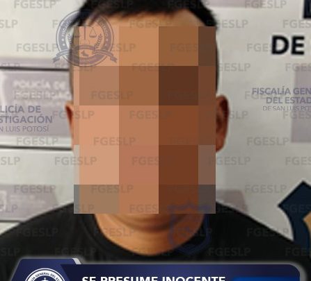 PDI APREHENDE A UN INDIVIDUO POR EL DELITO DE VIOLACIÓN COMETIDO EN COXCATLÁN; FGESLP