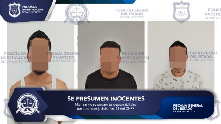 FGESLP NOTIFICA A TRES INDIVIDUOS SEÑALADOS DE HOMICIDIO CALIFICADO EN LA CAPITAL POTOSINA