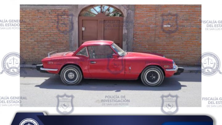 LA FGESLP RECUPERÓ UN VEHÍCULO ANTIGUO REPORTADO COMO ROBADO