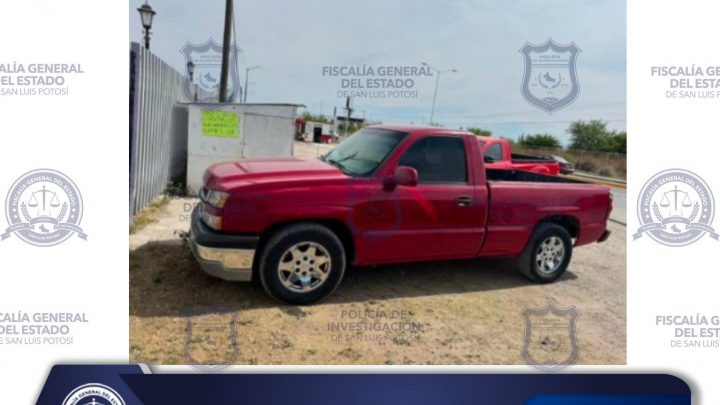 POLICÍAS INVESTIGADORES RECUPERARON UNA CAMIONETA EN MATEHUALA CON REPORTE DE ROBO