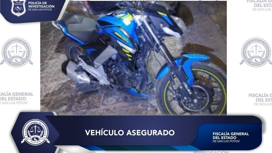 PDI LOGRÓ EL ASEGURAMIENTO DE UNA MOTOCICLETA ROBADA EN LA CAPITAL POTOSINA PDI LOGRÓ EL ASEGURAMIENTO DE UNA MOTOCICLETA ROBADA EN LA CAPITAL POTOSINA
