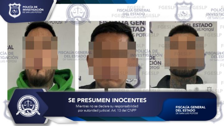 FISCALÍA DE FEMINICIDIOS DE SLP DETIENE A TRES SEÑALADOS POR EL DECESO DE UNA MUJER