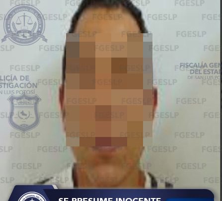 FISCALÍA CUMPLIMENTA ORDEN DE APREHENSIÓN EN CONTRA DE SEÑALADO DE HERIR A UN POLICÍA EN VILLA DE POZOS