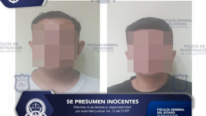 FGESLP APREHENDE A DOS INDIVIDUOS POR PROBABLE ROBO AL EXTERIOR DE UNA SUCURSAL BANCARÍA