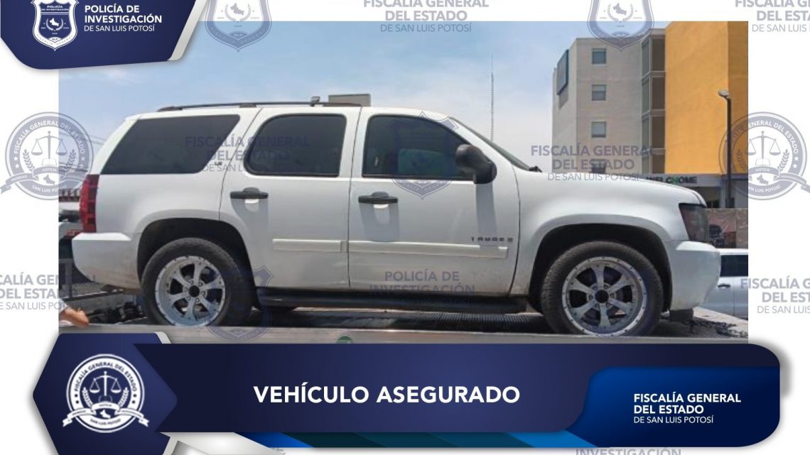 PDI ASEGURA VEHÍCULO CON REPORTE DE ROBO EN LA ZONA METROPOLITANA DE SLP