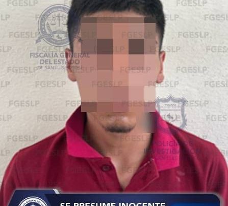 POR ROBO DE VEHÍCULO LUIS “N” ES APREHENDIDO POR LA POLICÍA DE INVESTIGACIÓN DE SLP