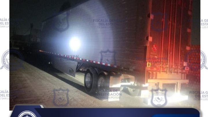 CAJA SECA ES RECUPERADA POR LA POLICÍA DE INVESTIGACIÓN EN LA ZONA INDUSTRIAL DE SLP
