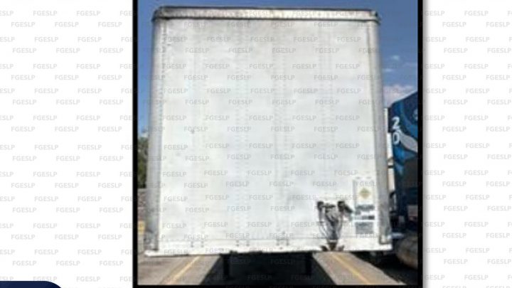 AGENTES INVESTIGADORES LOCALIZAN EN SLP CAJA DE TRÁILER CIRCULANDO CON ALTERACIONES
