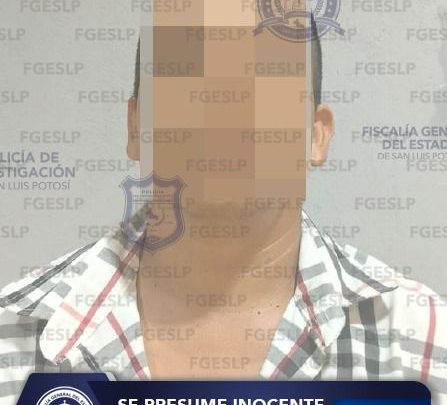 FGESLP CUMPLIMENTA ORDEN DE APREHENSIÓN EN CONTRA DE SERGIO “N” POR PROBABLE HOMICIDIO EN CÁRDENAS
