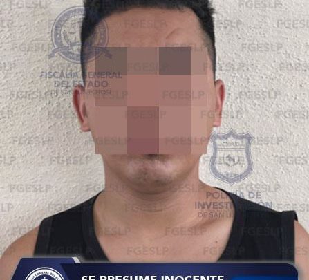 FISCALÍA DETIENE EN LA CAPITAL POTOSINA A UN SUJETO SEÑALADO POR ROBO CALIFICADO