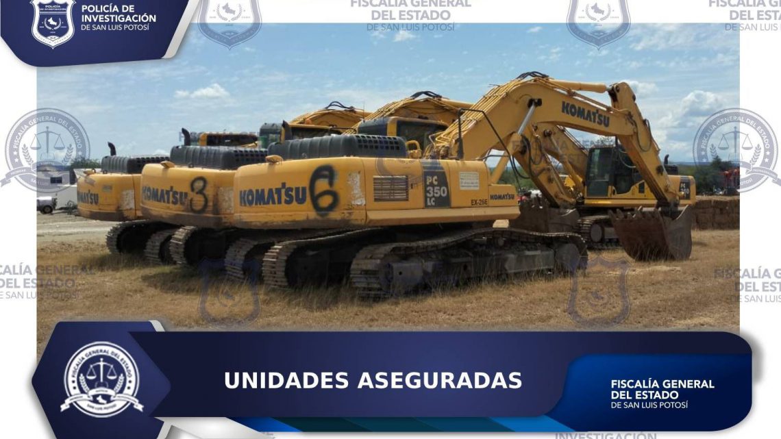 A TRAVÉS DE UNA ORDEN DE CATEO, PDI ASEGURA CUATRO EXCAVADORAS EN CIUDAD VALLES A TRAVÉS DE UNA ORDEN DE CATEO, PDI ASEGURA CUATRO EXCAVADORAS EN CIUDAD VALLES
