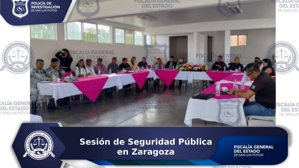FGESLP PARTICIPA EN SESIÓN ORDINARIA DE SEGURIDAD PÚBLICA EN ZARAGOZA FGESLP PARTICIPA EN SESIÓN ORDINARIA DE SEGURIDAD PÚBLICA EN ZARAGOZA