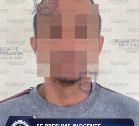 FGESLP DETIENE A MIGUEL “N” EN COLABORACIÓN CON NUEVO LEÓN POR PROBABLE DELITO CONTRA LA SALUD