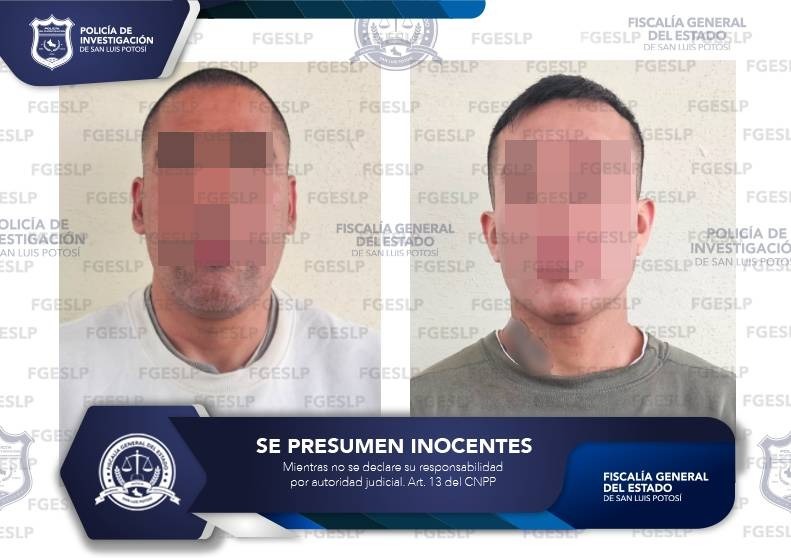 FISCALÍA POTOSINA DETIENE A SEÑALADOS DE HOMICIDIO CALIFICADO FISCALÍA POTOSINA DETIENE A SEÑALADOS DE HOMICIDIO CALIFICADO