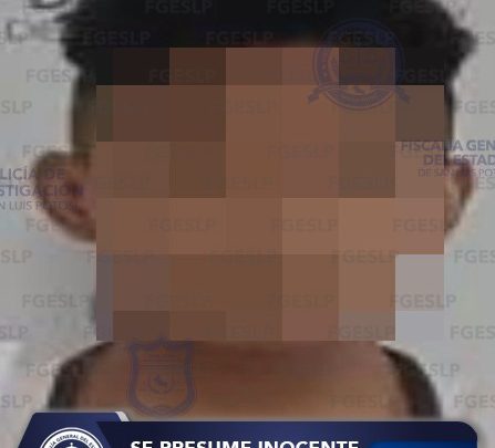 POLICÍA DE FISCALÍA CAPTURÓ A IMPUTADO DE HOMICIDIO EN LA ZONA METROPOLITANA DE SLP