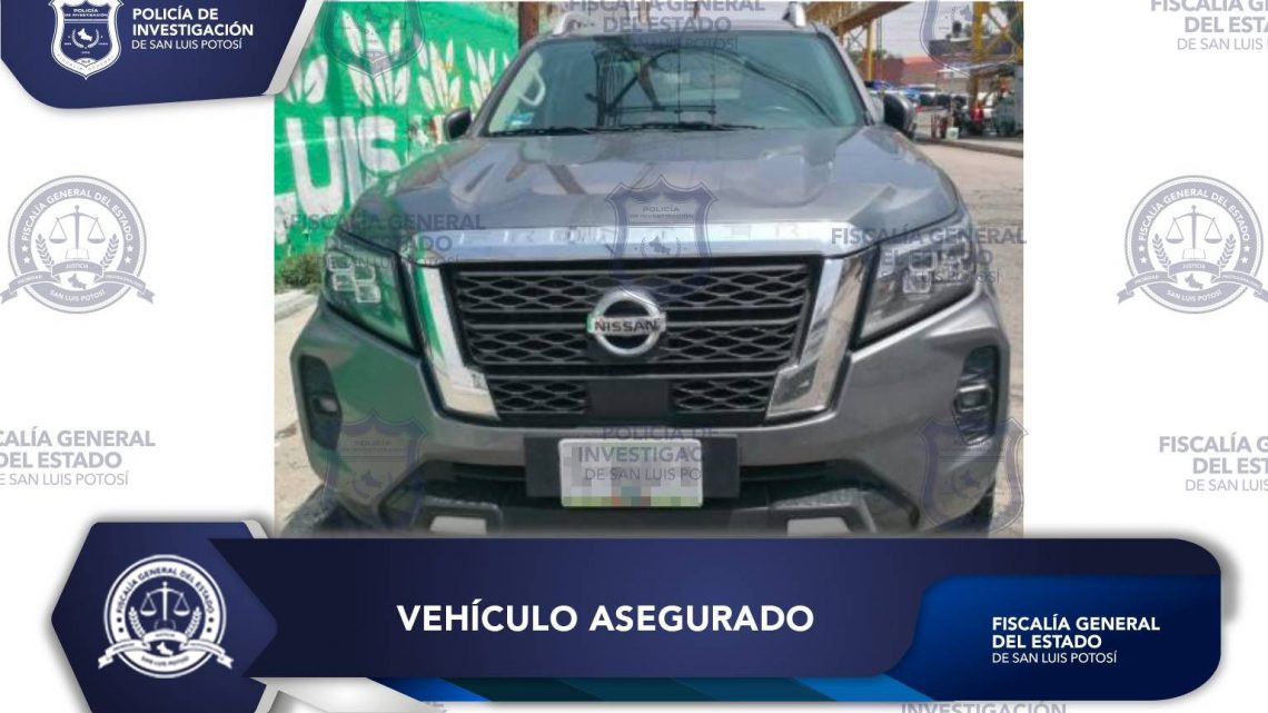 POR CONTAR CON NÚMERO DE SERIE APÓCRIFO, VEHÍCULO FUE ASEGURADO POR AGENTES INVESTIGADORES EN SLP