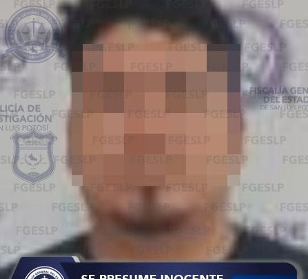 ELEMENTOS DE FISCALÍA DETIENEN A UN SEÑALADO DE HOMICIDIO SUSCITADO EN SLP