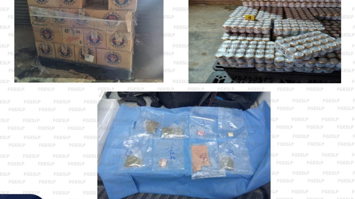 EN VILLA DE RAMOS, FISCALÍA DE SLP ASEGURÓ PRESUNTA MERCANCÍA ROBADA Y POSIBLE DROGA EN VILLA DE RAMOS, FISCALÍA DE SLP ASEGURÓ PRESUNTA MERCANCÍA ROBADA Y POSIBLE DROGA