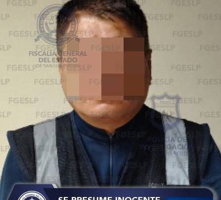 POR DELITO DE VIOLACIÓN, AGENTES DE LA FGESLP APREHENDEN A UN SEÑALADO