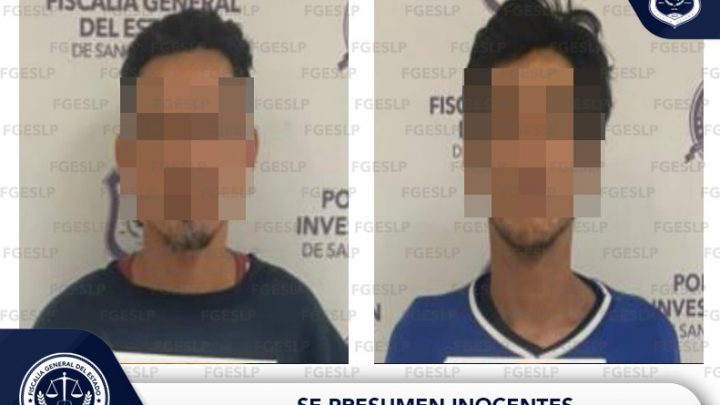 POLICÍAS INVESTIGADORES DETIENEN A SEÑALADOS DE DEDICARSE AL ROBO DE VEHÍCULOS EN LA CAPITAL DE SLP