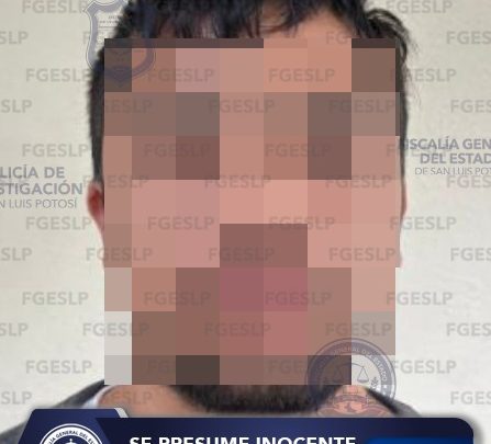 POR PROBABLE DELITO CONTRA LA SALUD FUE DETENIDO ERICK “N” POR FGESLP