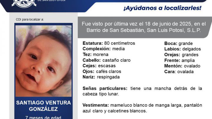 FGESLP BRINDA APOYO EN TORNO A LA DENUNCIA PRESENTADA POR LA MADRE DE UN INFANTE DE 7 MESES DE EDAD