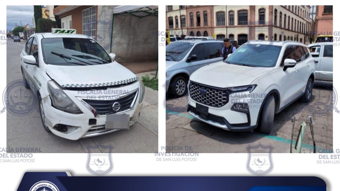 POLICÍA INVESTIGADORA ASEGURA DOS VEHÍCULOS CON IRREGULARIDADES EN LA ZONA METROPOLITANA DE SLP POLICÍA INVESTIGADORA ASEGURA DOS VEHÍCULOS CON IRREGULARIDADES EN LA ZONA METROPOLITANA DE SLP