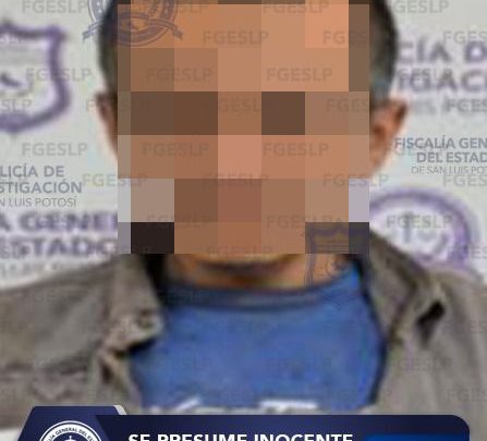 DETENIDO POR PROBABLE ROBO CALIFICADO, ENFRENTARÁ A LA JUSTICIA POTOSINA: FGESLP