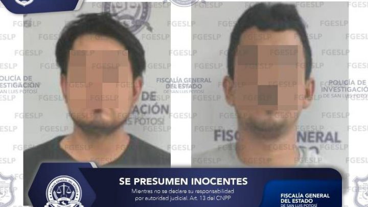 ELEMENTOS DE FGESLP ASEGURAN A SEÑALADOS DE ROBOS DE VEHÍCULOS