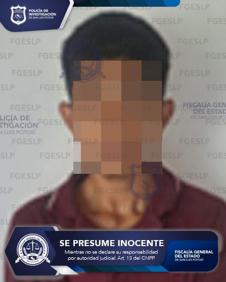 POLICÍA DE FISCALÍA DE SLP DETIENE A INDIVIDUO POR PROBABLE DELITO CONTRA LA SALUD EN EL NARANJO