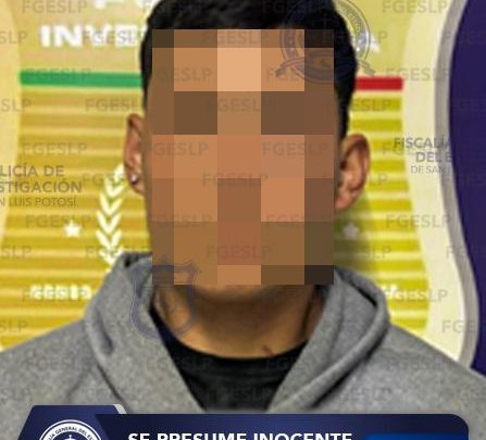 POR PROBABLE VIOLENCIA FAMILIAR, FISCALÍA DE SLP APREHENDE A JOSÉ “N” EN SANTA MARÍA DEL RÍO