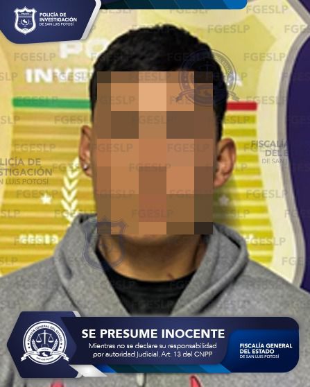 POR PROBABLE VIOLENCIA FAMILIAR, FISCALÍA DE SLP APREHENDE A JOSÉ “N” EN SANTA MARÍA DEL RÍO