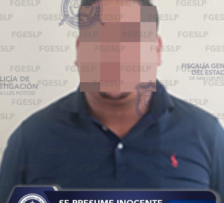 POR PROBABLE ROBO MILLONARIO EN LA CAPITAL POTOSINA, POLICÍA DE INVESTIGACIÓN CAPTURÓ A JUAN “N”