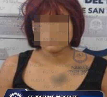FISCALÍA ASEGURA A MUJER RELACIONADA CON DELITO CONTRA LA SALUD EN LA HUASTECA POTOSINA