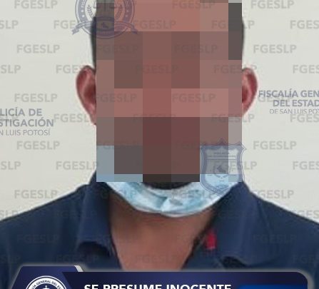 FGESLP LE CUMPLIMENTA ORDEN DE APREHENSIÓN A MIGUEL “N” POR HOMICIDIO CALIFICADO