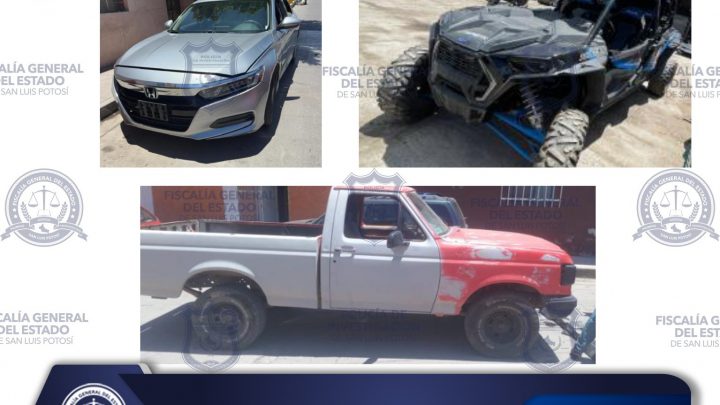 TRES VEHÍCULOS FUERON RECUPERADOS EN LA ENTIDAD POR FGESLP TRAS DIVERSOS MOTIVOS