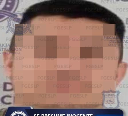 ARTURO “N” FUE APREHENDIDO POR POLICÍA DE INVESTIGACIÓN DE SLP POR PROBABLE VIOLACIÓN EN GUADALCÁZAR