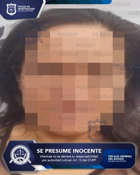 FISCALÍA POTOSINA NOTIFICA ORDENAMIENTO POR DELITO CONTRA LA SALUD A UNA MUJER EN RECLUSIÓN