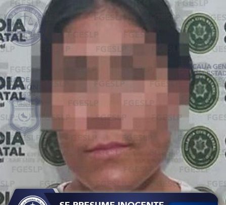 DICTAN VINCULACIÓN A PROCESO EN CONTRA DE SEÑALADA DE FGESLP POR DELITO CONTRA LA SALUD