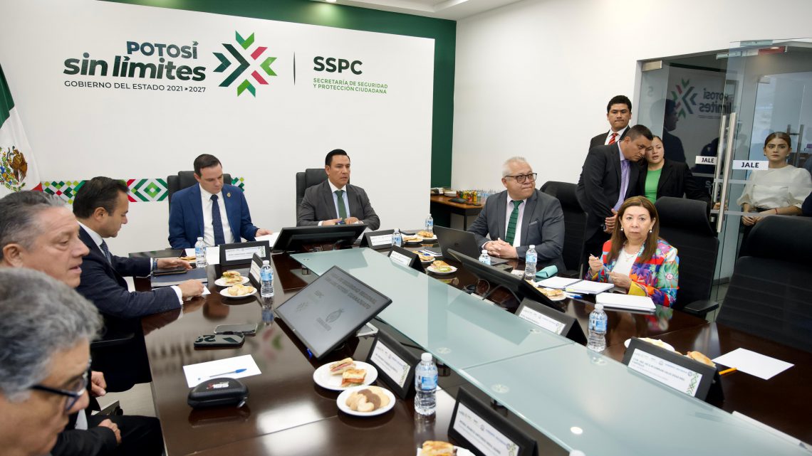 FISCAL GENERAL PARTICIPA EN MESA DE SEGURIDAD REGIONAL ENTRE AUTORIDADES DE SLP Y GUANAJUATO