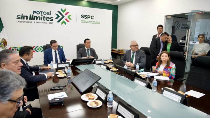 FISCAL GENERAL PARTICIPA EN MESA DE SEGURIDAD REGIONAL ENTRE AUTORIDADES DE SLP Y GUANAJUATO