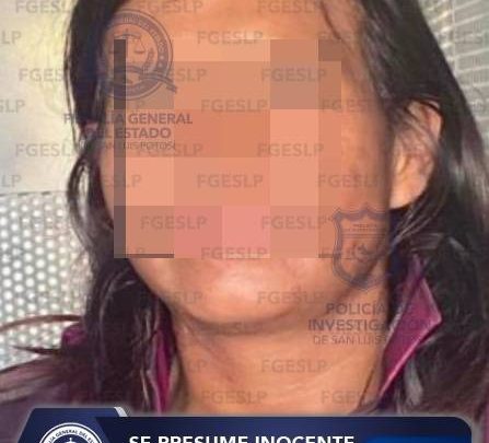FISCALÍA CUMPLIMENTA ORDEN DE APREHENSIÓN CONTRA SANDRA “N” POR PRESUNTO DELITO CONTRA LA SALUD