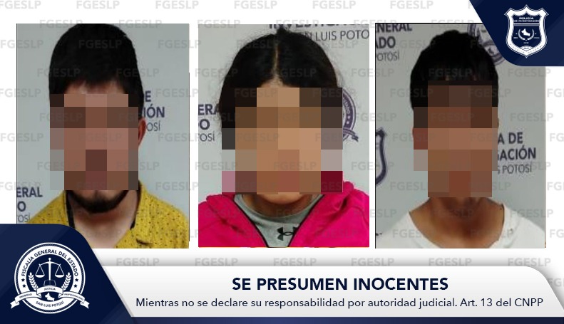 TRES PERSONAS SON CAPTURADAS POR FGESLP, TRAS PRESUNTAMENTE SIMULAR UN SECUESTRO TRES PERSONAS SON CAPTURADAS POR FGESLP, TRAS PRESUNTAMENTE SIMULAR UN SECUESTRO