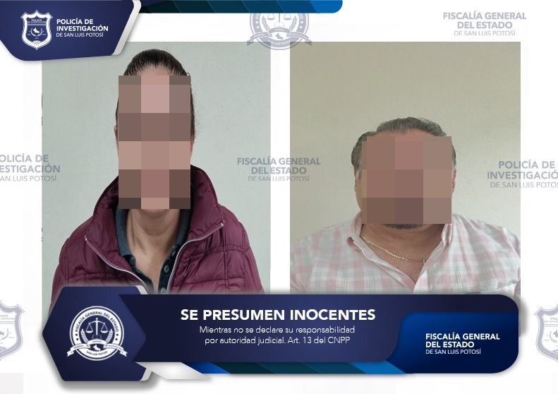 POR PROBABLE FRAUDE ESPECÍFICO, FGESLP CAPTURÓ A DOS PERSONAS EN LA CAPITAL POTOSINA