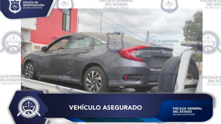 VEHÍCULO CON REPORTE DE ROBO EN QUERÉTARO ES ASEGURADO POR LA PDI POTOSINA