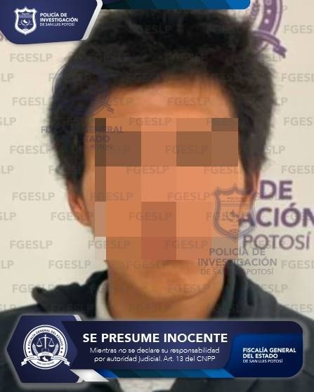 FISCALÍA DETIENE A UN HOMBRE SEÑALADO POR DELITO CONTRA LA SALUD EN LA CAPITAL DE SLP