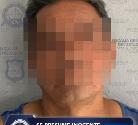 POLICÍA DE FGESLP CAPTURA A PROBABLE RESPONSABLE DE VIOLACIÓN EN CIUDAD VALLES
