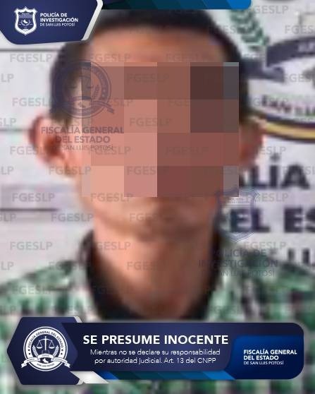 FISCALÍA POTOSINA DETIENE A SEÑALADO POR VIOLENCIA FAMILIAR EN AQUISMÓN