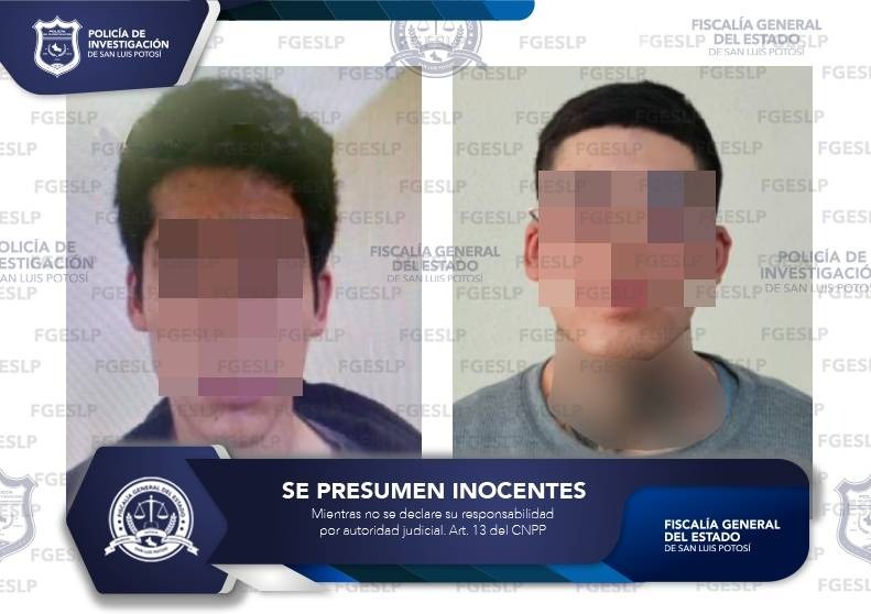 FISCALÍA POTOSINA LOGRA LA DETENCIÓN DE JUAN “N” Y CARLOS “N” POR EL PRESUNTO DELITO DE ROBO CALIFICADO