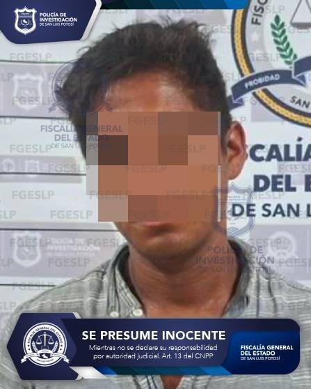 FGESLP EJECUTA ORDEN DE APREHENSIÓN CONTRA FERNANDO “N” POR VIOLENCIA FAMILIAR